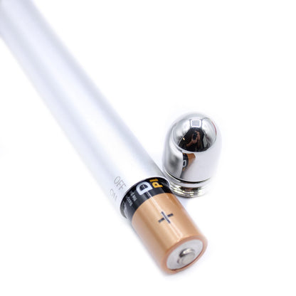 Rodillo facial vibratorio de cuarzo roca (gema) – 15x2x3 cm