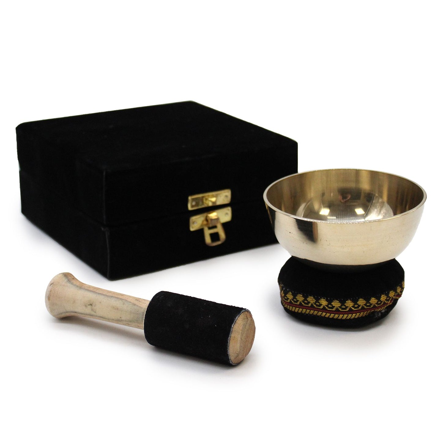 Brass Singing Bowl Gift Set – 9 CM