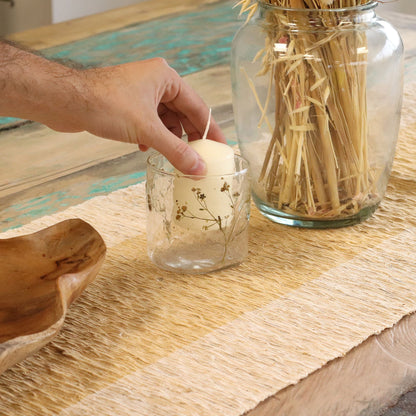 Recycled Glass Candle Holder – Margarita 8x8 CM