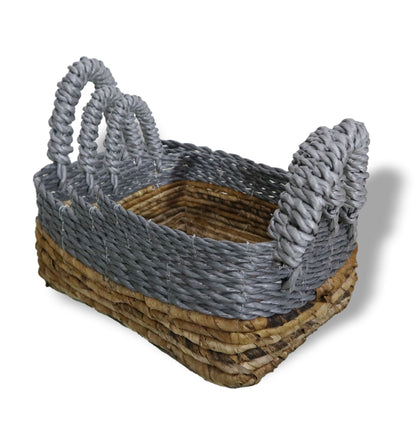 Banana Leaf Square Baskets – Set of 3
