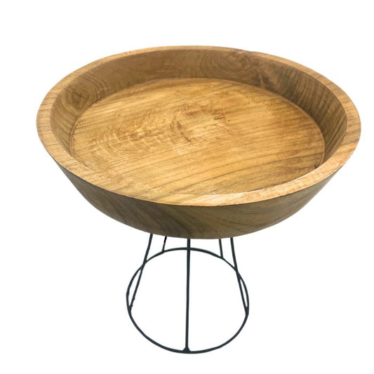 Elevated Teak Bowl – 25 CM – Large Tray