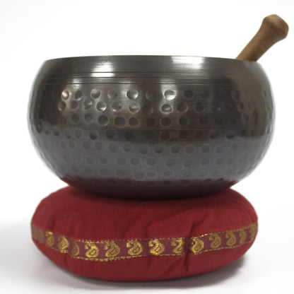 Singing Bowl Velvet Cushion – 16 CM