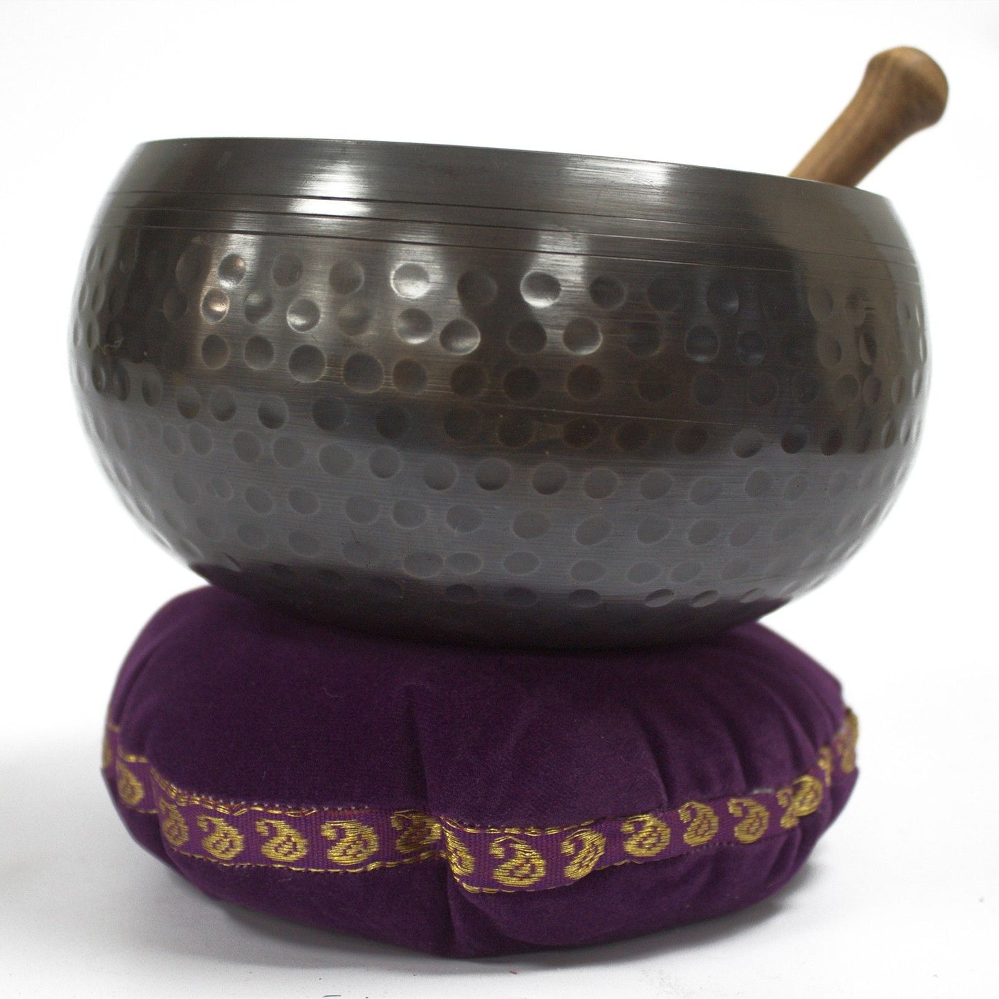 Singing Bowl Velvet Cushion – 16 CM