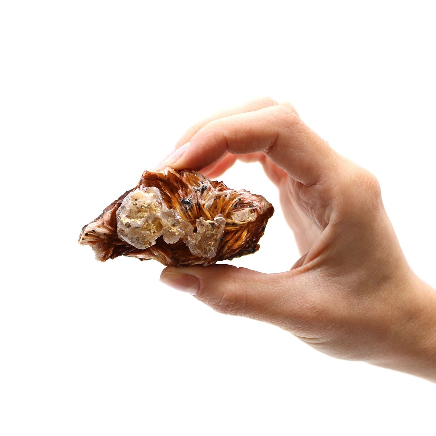 Naturliga baryt- & sericitmineral – samling med ca 60 st