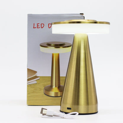 Touch Lamp - Tall Stem Copper - USB (C) - Rechargable  (400 Watt)