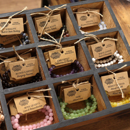 Power Bracelet – Black Agate