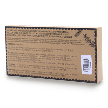 Lavender Natural Cotton & Juco Eye Pillow in Gift Box – Night Leopard