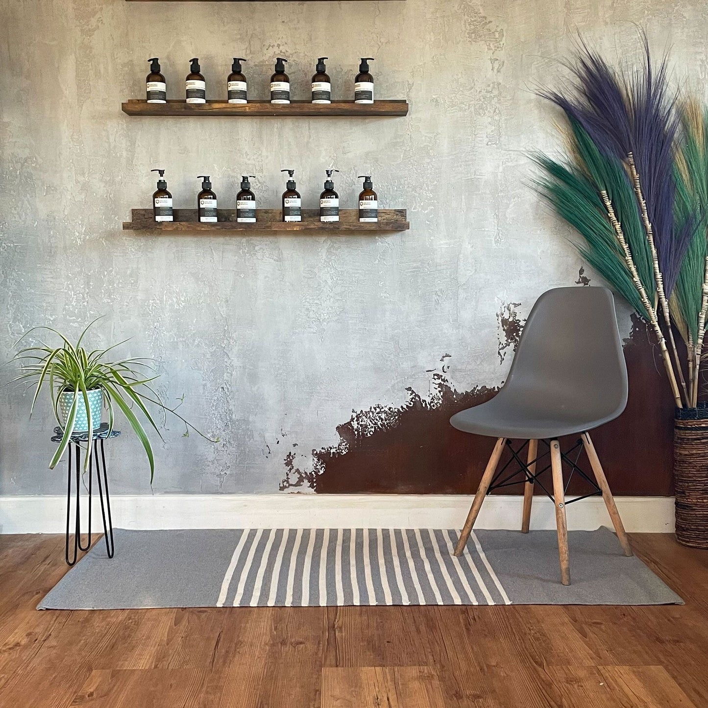 Soft Cotton Indian Rug – 70x170 CM Grey