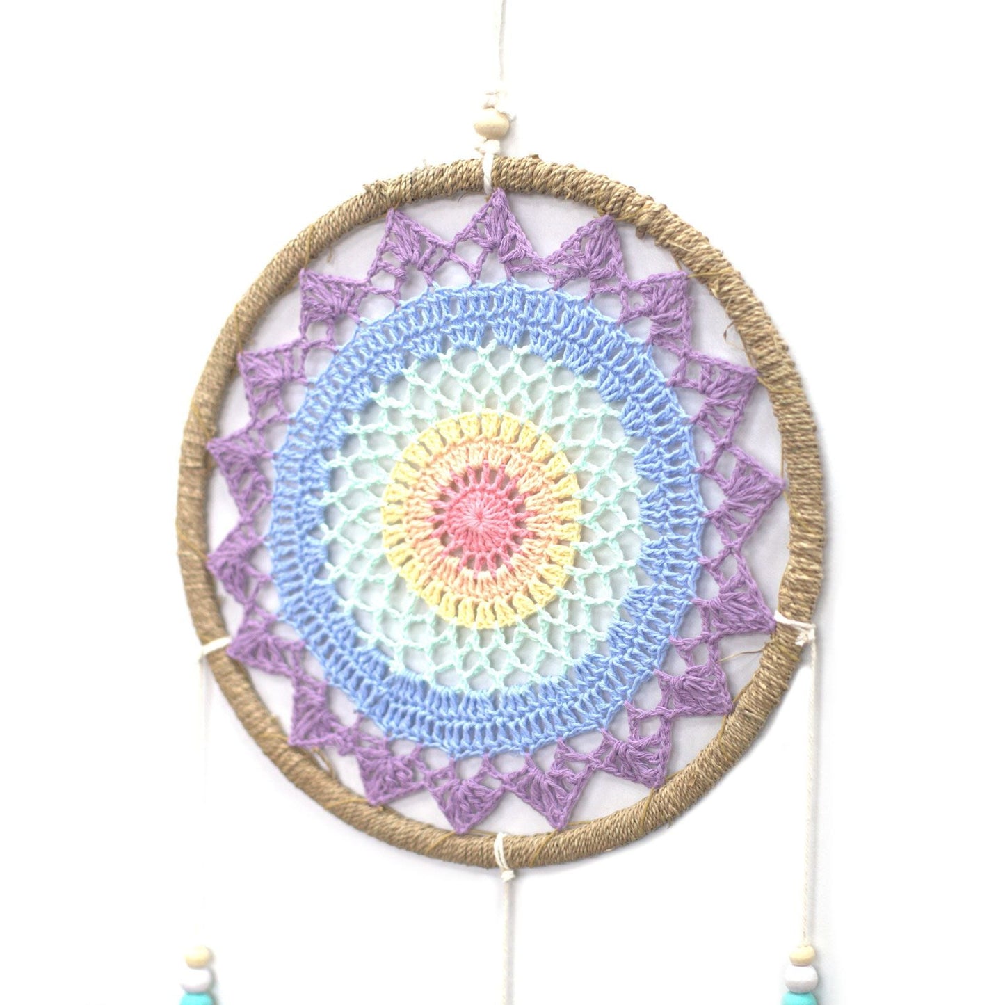Seagrass & Cotton Dream Catcher – Large 65x27 CM