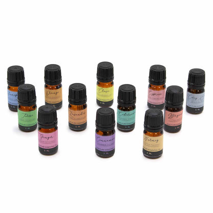 Aromatherapy Essential Oil Set – Autumn (12 Oils Collection)