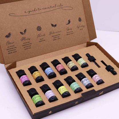 Aromatherapy Essential Oil Set – Spring (12 Oils Collection)