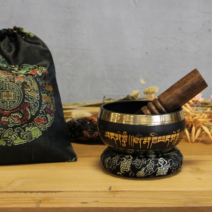 Set de Cuenco Tibetano Flor de Loto