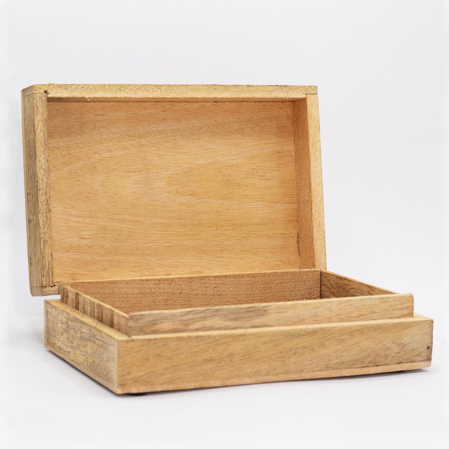 Mango Wood Hamsa Box – 21.5x14x6.3 CM