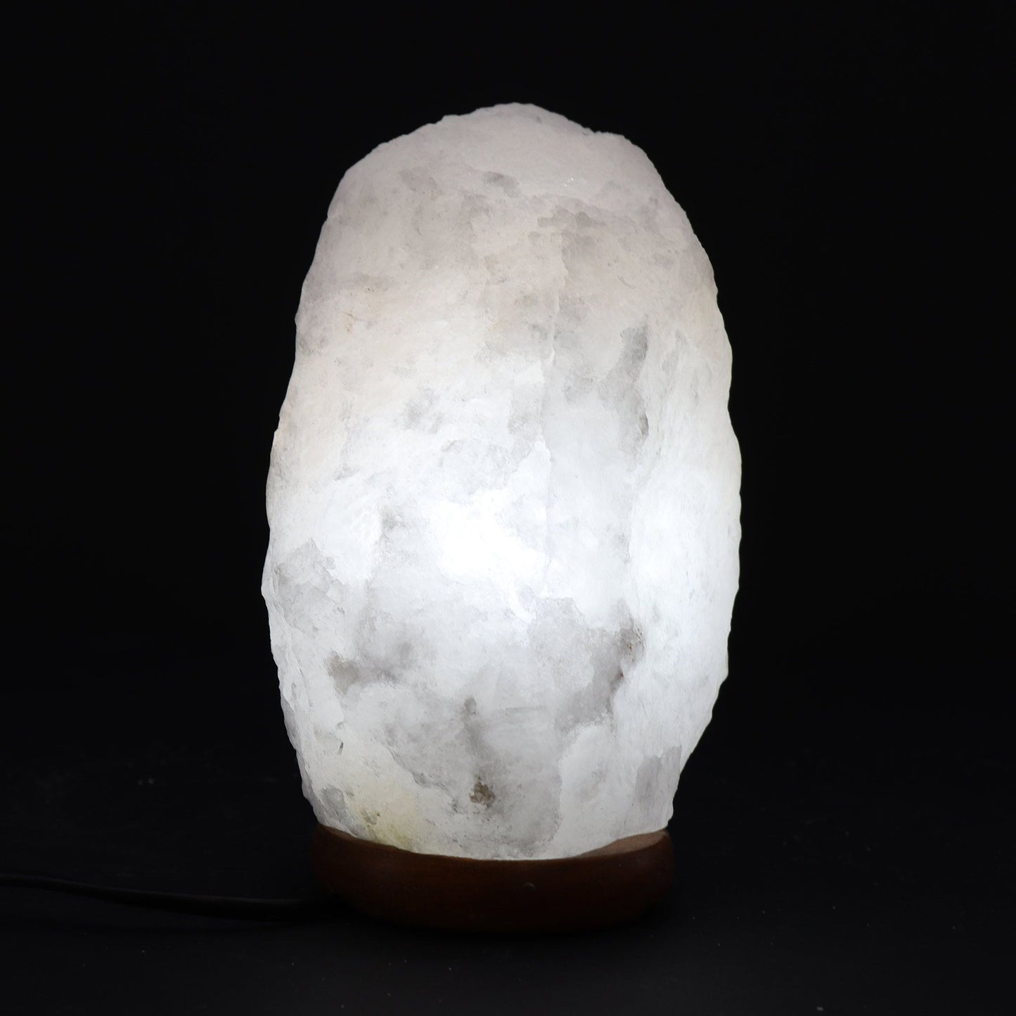 Crystal Rock Himalayan Salt Lamp with Base – Approx. 3–5 KG