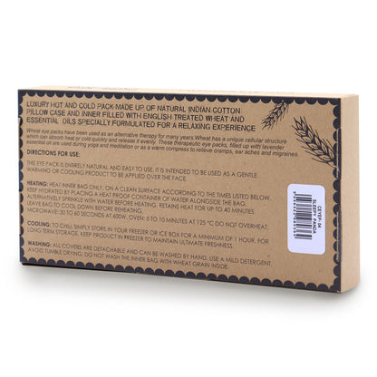 Lavender Natural Cotton & Juco Eye Pillow in Gift Box – Sleepy Panda