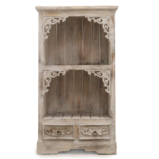 Albasia Bathroom Cabinet – Whitewash