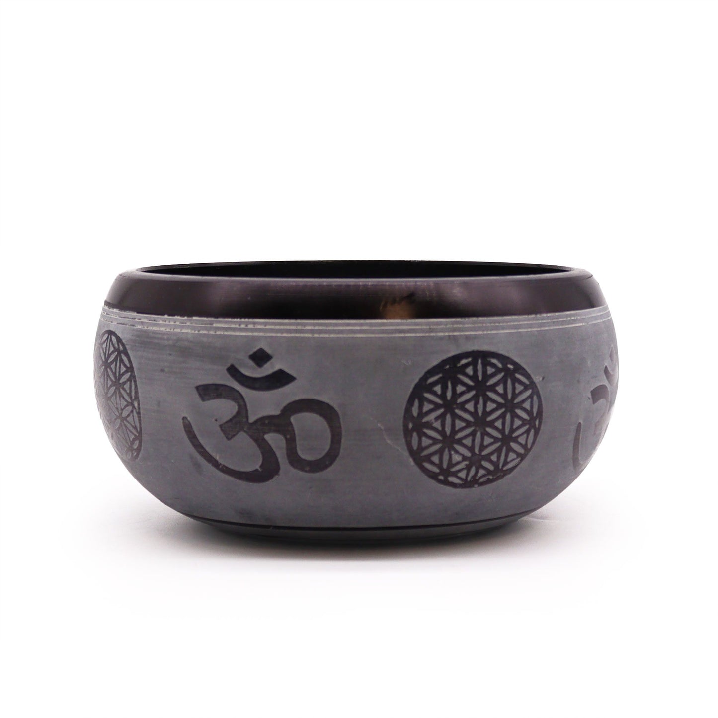 Earth Powder Singing Bowl – Om Five Buddha – 16 CM