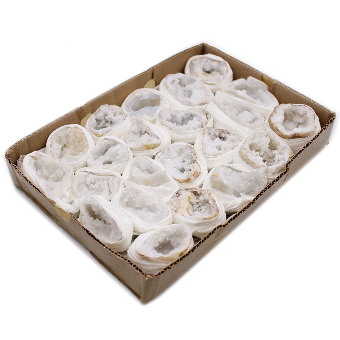 Mineralexemplar – Kalcit (ca 32 stycken)