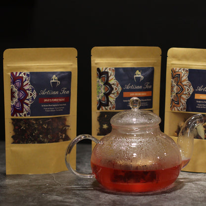 Glass Infuser Teapot – Round Pearl – 800 ML