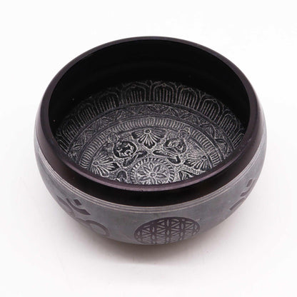 Earth Powder Singing Bowl – Om Five Buddha – 16 CM