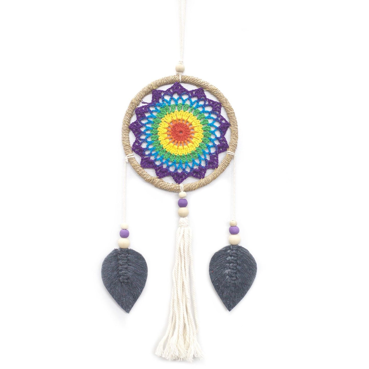 Seagrass Dream Catcher – Medium Rainbow