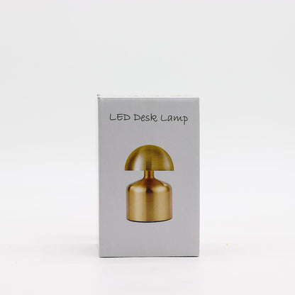 Touch Lamp - Dome Mushroom Silver - USB (C) - Rechargable  (400 Watt)