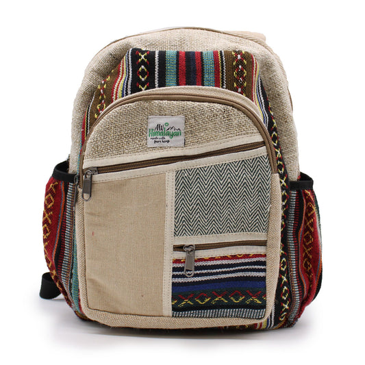 Small Hemp Backpack – Zig Zag Zips Style