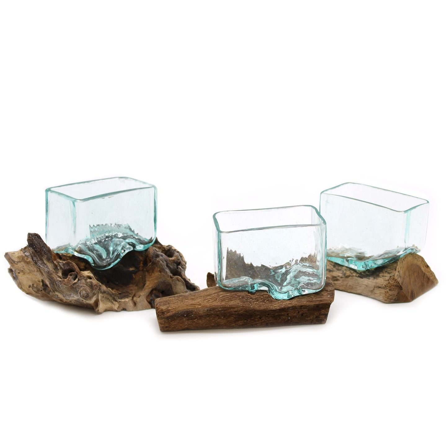 Gamal Wood Molten Glass – Small Bowl