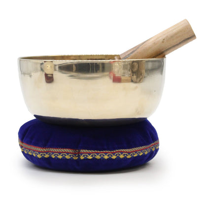 Singing Bowl Velvet Cushion – 16 CM
