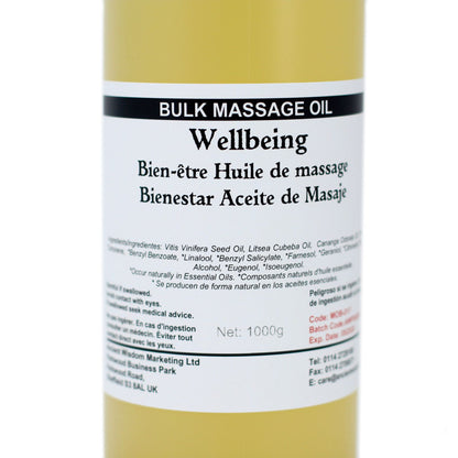 Wellbeing Massage Oil – 1 KG