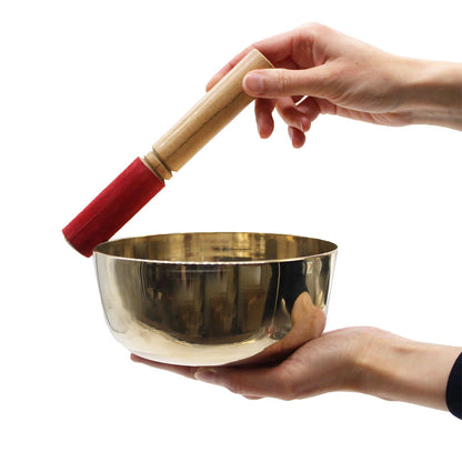 Wooden Stick with Velvet – Singing Bowl Mallet