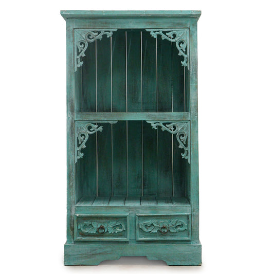 Albasia Bathroom Cabinet – Turquoise Wash