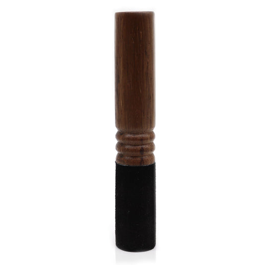 Classic 13cm wooden stick mallet for singing bowls and gongs, handcrafted Terminalia Elliptica wood accessory