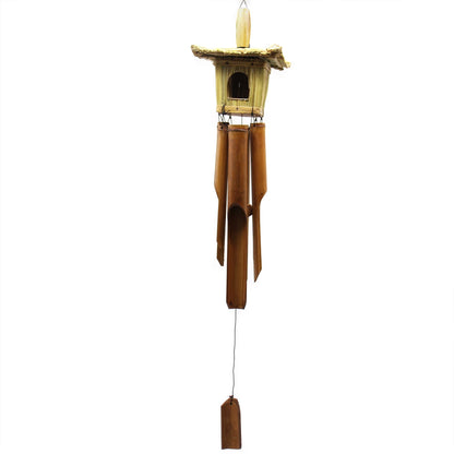 Seagrass Bird Box with Chimes – 49x15 CM