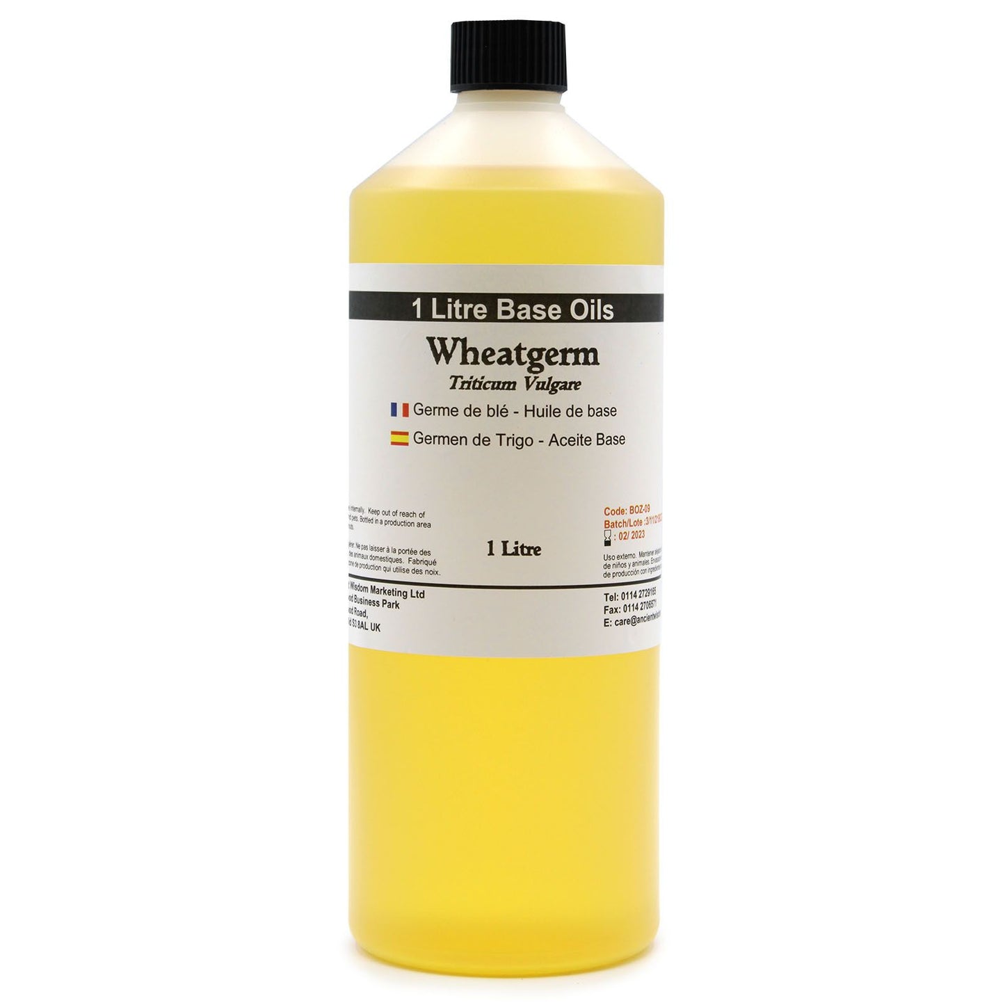 Wheatgerm Base Oil – 1 Litre