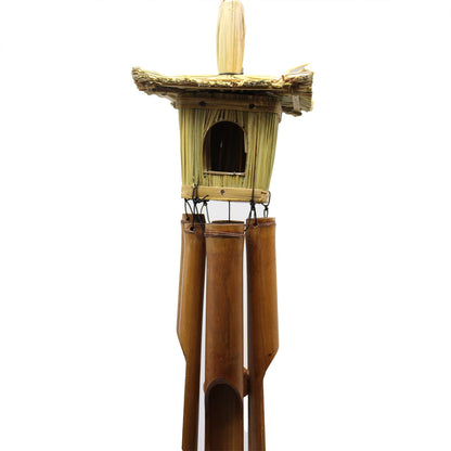 Seagrass Bird Box with Chimes – 49x15 CM