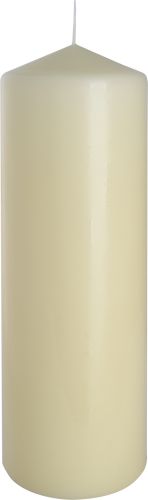 Paraffin Wax Pillar Candle – 80x250MM Ivory