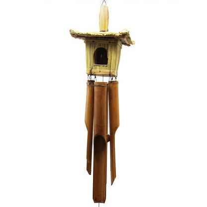 Seagrass Bird Box with Chimes – 49x15 CM