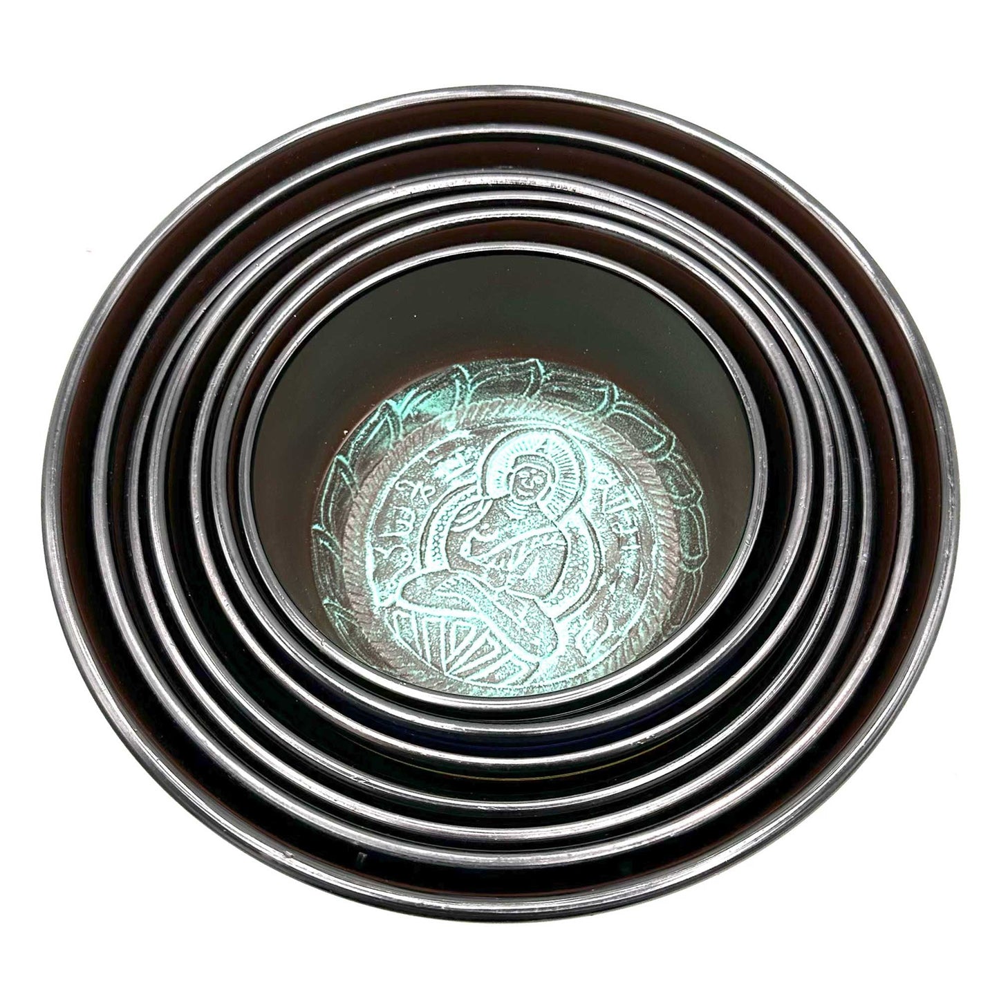 Aluminium Tibetan Singing Bowls Set – 19.5–35CM