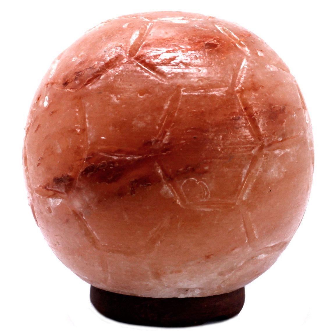 Crafted Himalayan Salt Lamp – Football Design