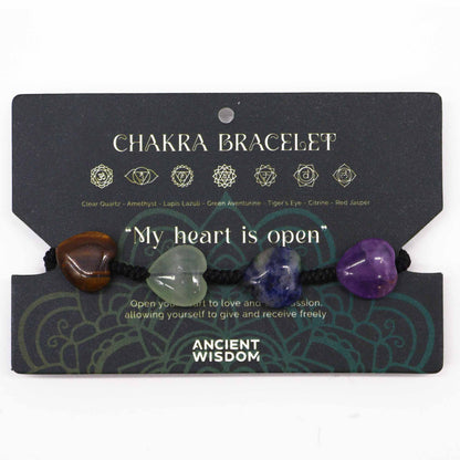 Chakra String Bracelets – Hearts