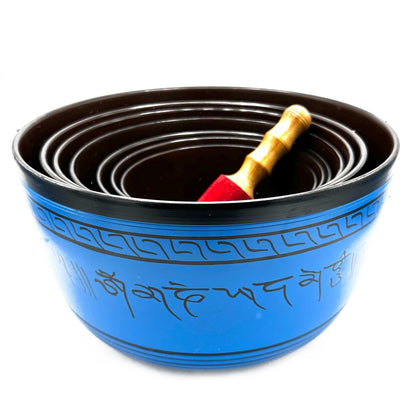 Aluminium Tibetan Singing Bowls Set – 19.5–35CM