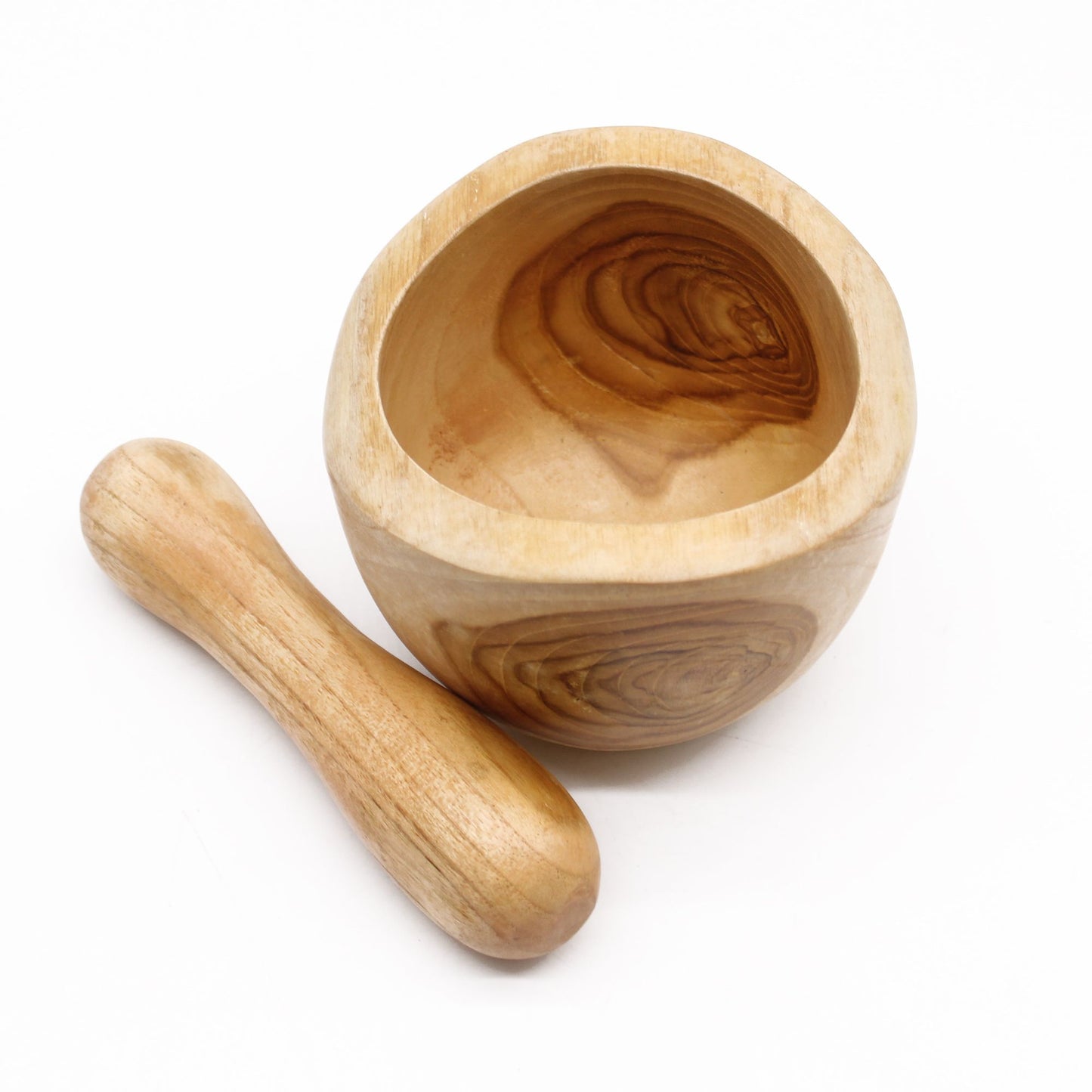 Ergo Teak Pestle & Mortar – Medium