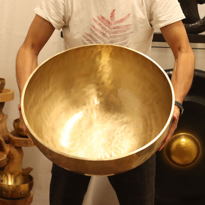 Liso - Gran Cuenco Vibracional para Pies de Pie - 50x20cm - 10.7kg