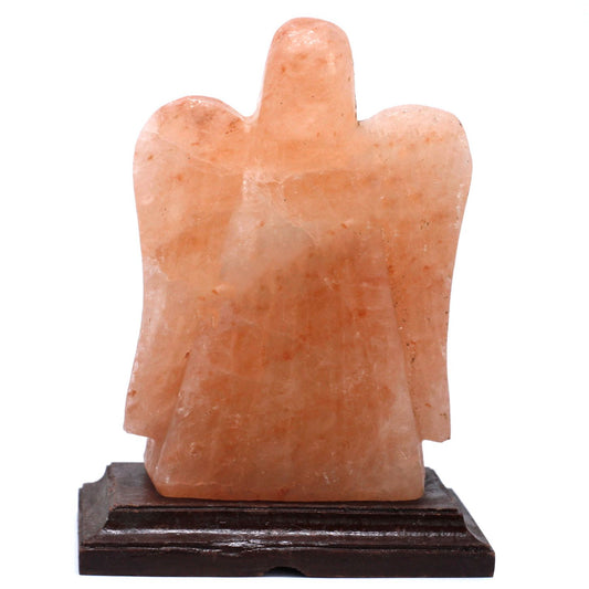 Himalayan Salt Figure – Angel Shape (3 × 5 × 7 Inch)