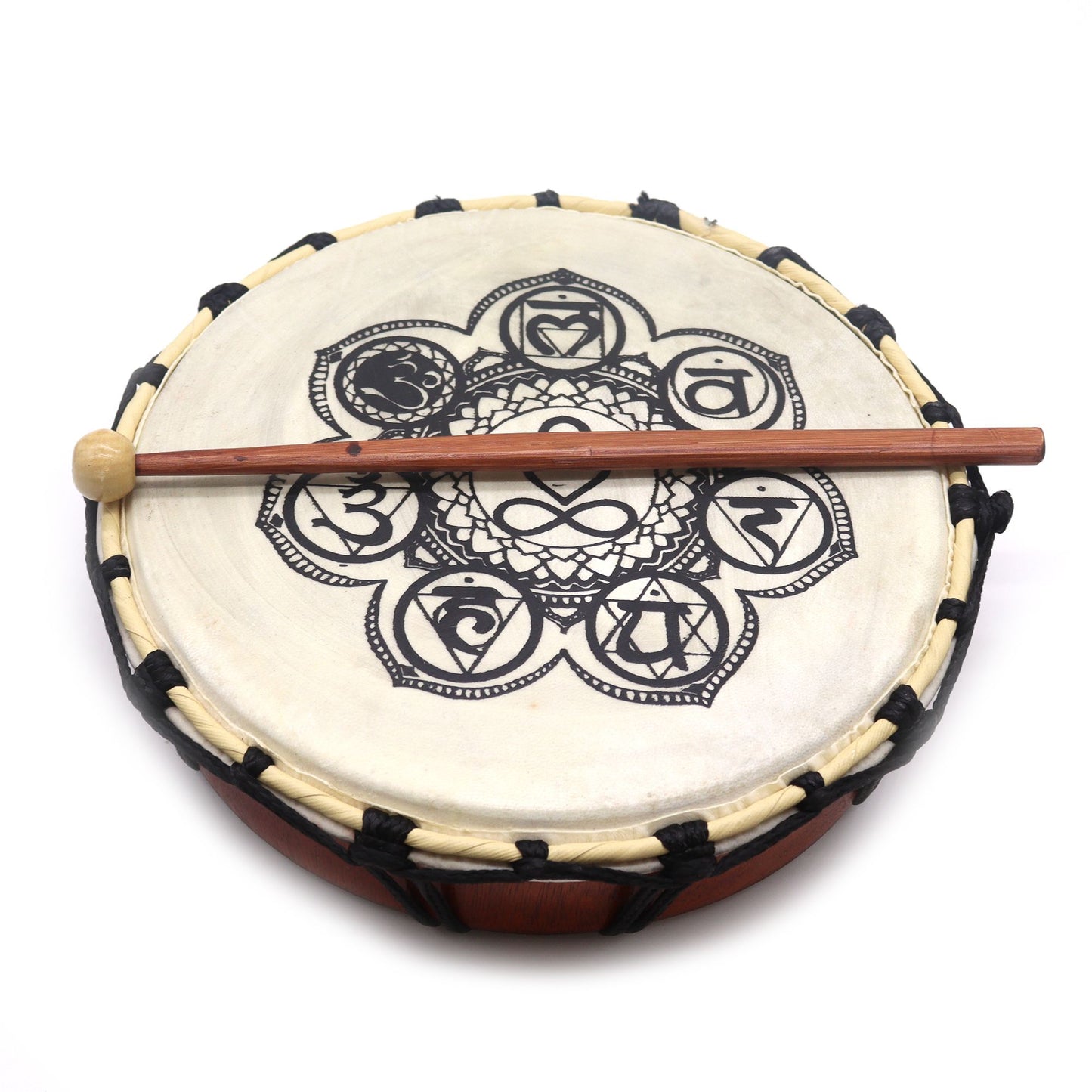 Chakra Shamanic Drum with Sticks – 25 CM