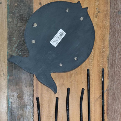 Whitewash Albasia Wood Plant Stand – 19.5x46 CM