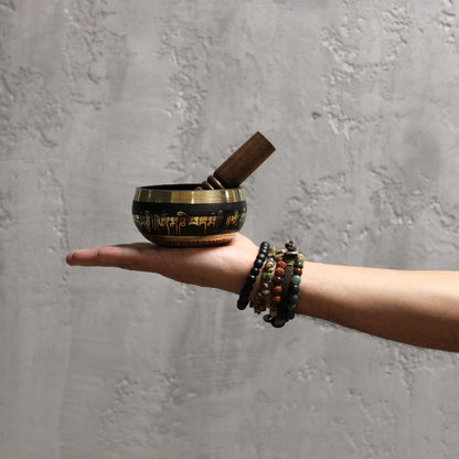 Set de Cuenco Tibetano Flor de Loto