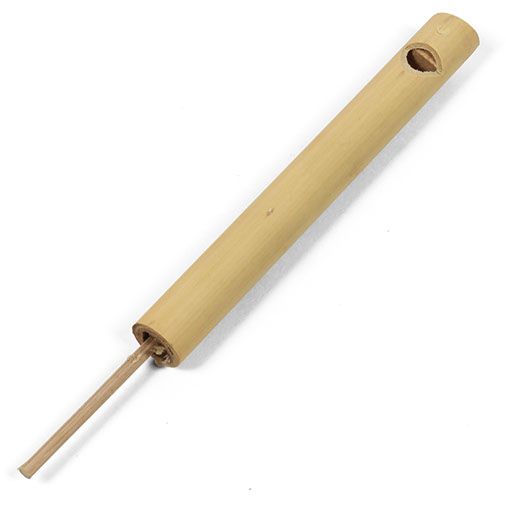 Bamboo Bird Whistle – 15.5x1.5 CM, silbato de bambú para imitar cantos de aves, diseño ligero para uso al aire libre
