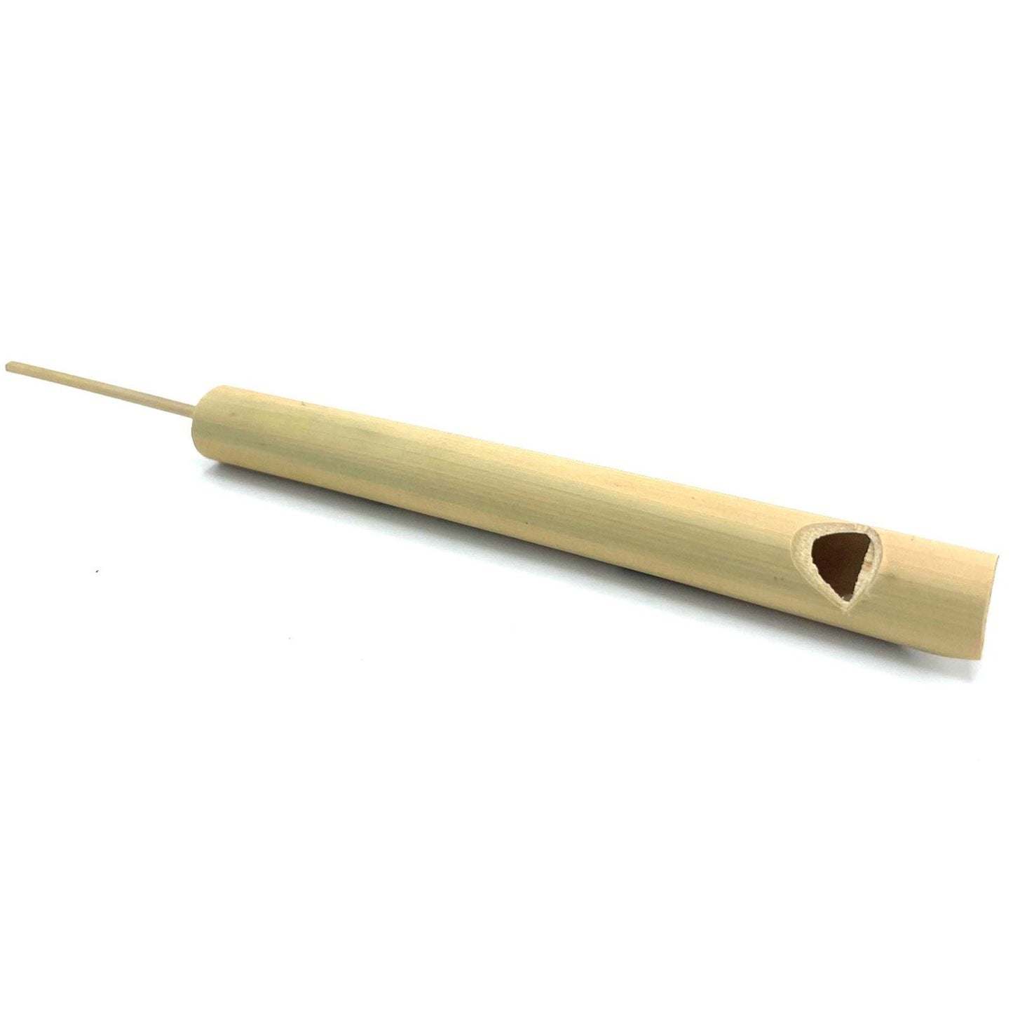 Alt Tag: Bamboo Bird Whistle – 15.5x1.5 CM de bambú sostenible, silbato de pájaros para imitar cantos, ligero para exteriores